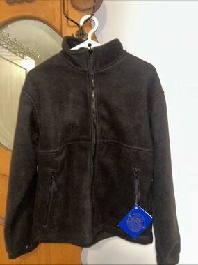 Black Teddy Fleece Jacket - Women's Full-Zip